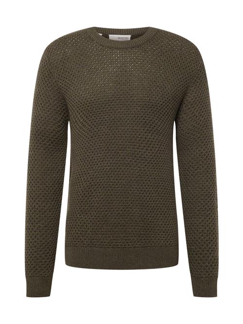 Se SELECTED HOMME Pullover 'AVIAN'  khaki ved About You