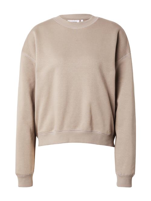 Se WEEKDAY Sweatshirt 'Essence Standard'  greige ved About You