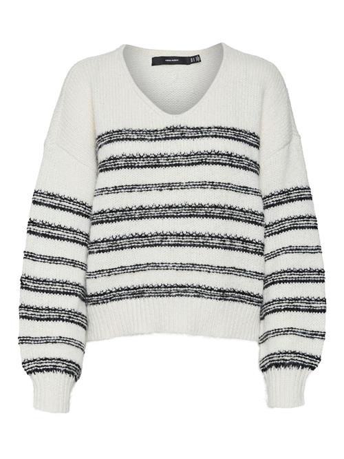 VERO MODA Pullover 'KELLI'  creme / sort