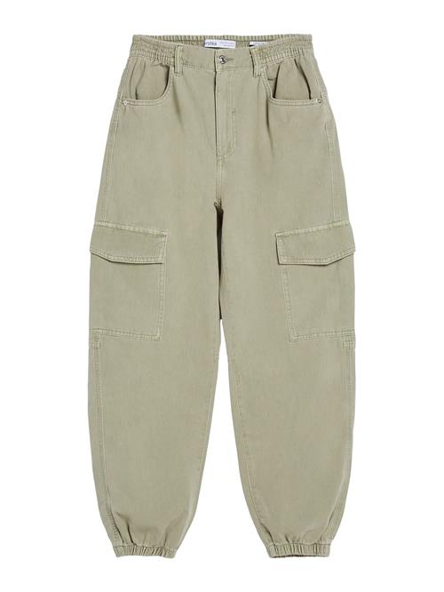 Bershka Cargobukser  khaki