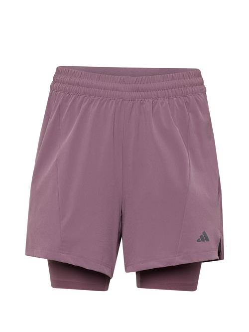 ADIDAS PERFORMANCE Sportsbukser 'D4T'  lysviolet / sort