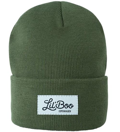 Lil' Boo Copenhagen Hue - Strik - Classic beanie - Olive