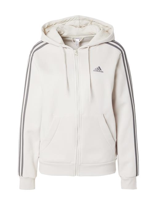 ADIDAS SPORTSWEAR Sportssweatjakke 'Essentials'  beige / mørkegrå