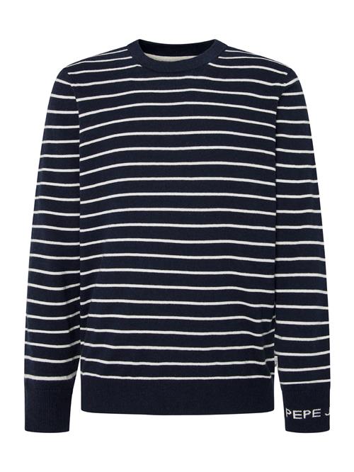 Pepe Jeans Pullover 'NEW ANDRE'  mørkeblå / hvid