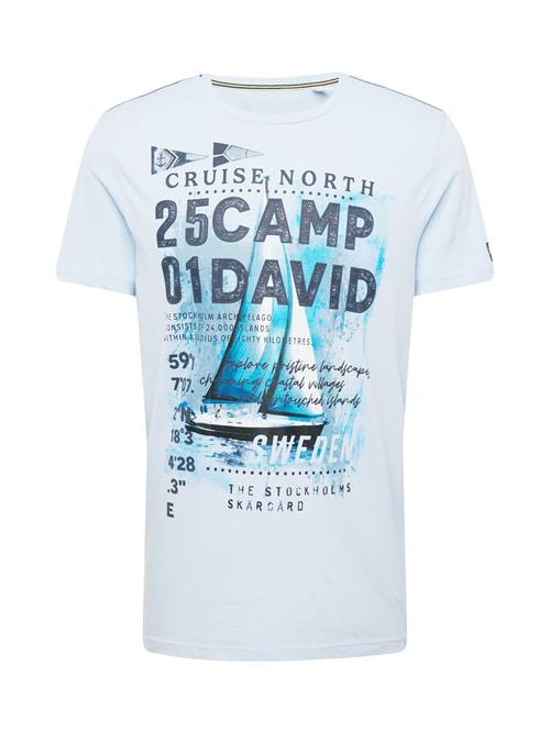 CAMP DAVID Bluser & t-shirts 'Cruise North'  navy / himmelblå / pastelblå / hvid