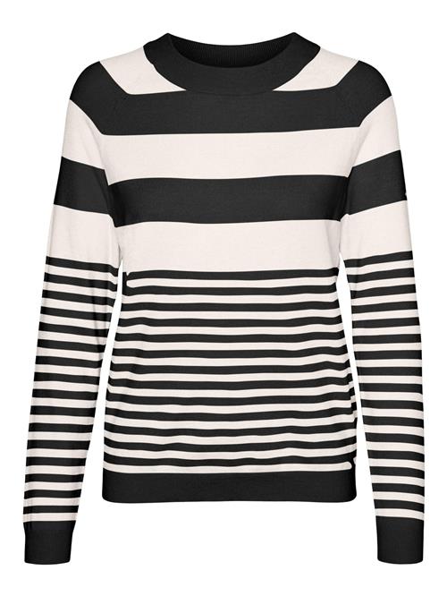 VERO MODA Pullover 'VMHAPPINESS'  creme / sort