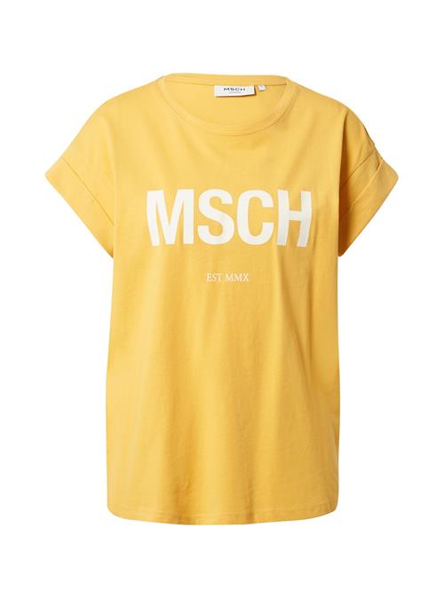 MSCH COPENHAGEN Shirts 'Alva'  gul / hvid