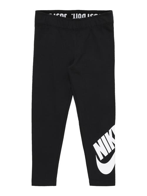 Nike Sportswear Bukser  sort / hvid