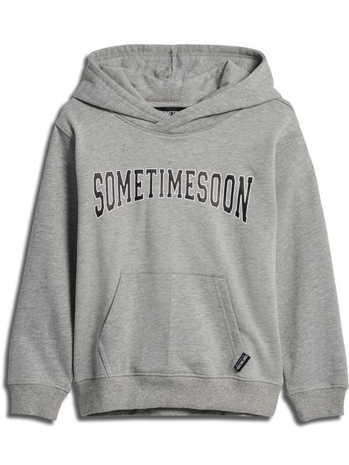 Se SOMETIME SOON Sweatshirt 'Ocean'  grå / sort ved About You