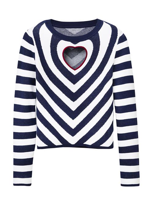 Se Desigual Pullover  navy / rød / hvid ved About You