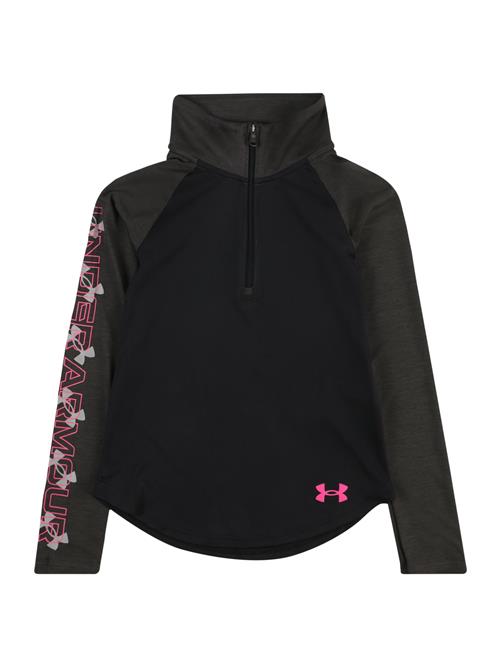 UNDER ARMOUR Funktionsskjorte  pink / sort / hvid