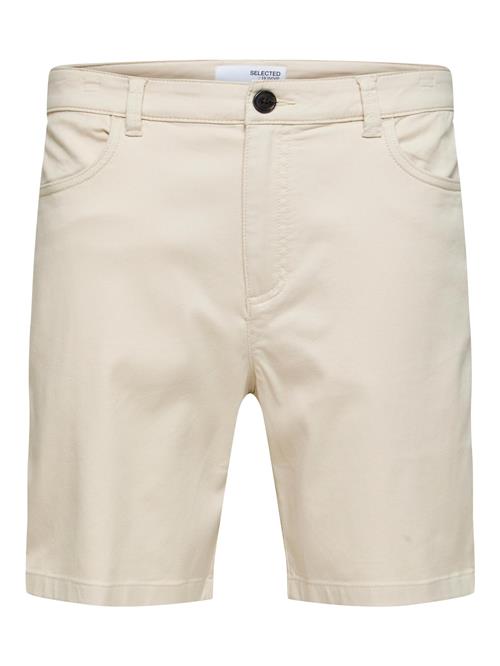 SELECTED HOMME Lærredsbukser 'CARLTON'  creme