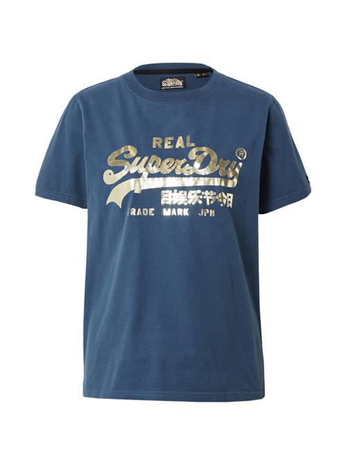 Superdry Shirts  blå / guld