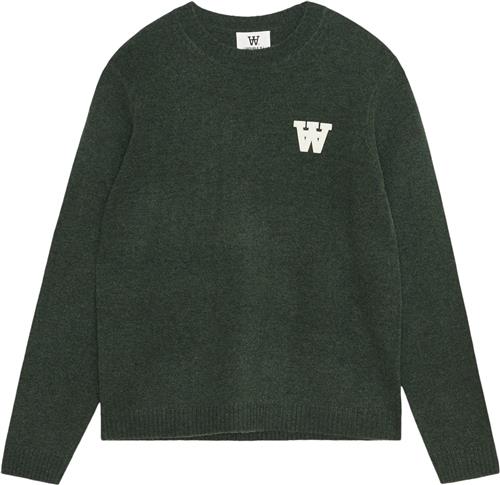 Wood Wood Wwtay AA CS Jumper Kvinde Nature Green Langærmede Bluser Str L - hos Magasin