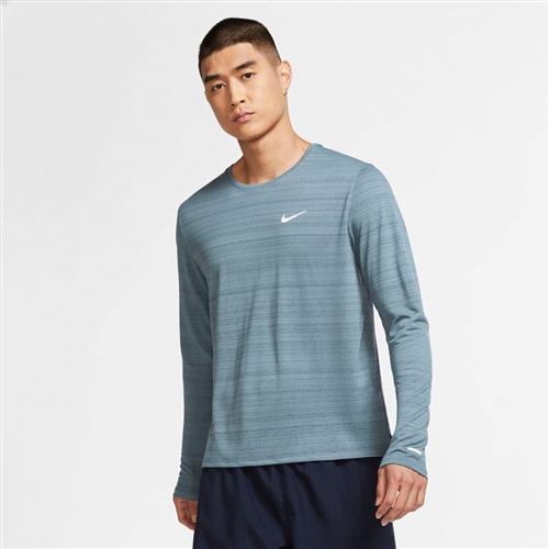 Se Nike Drifit Miler - Langærmet Løbetrøje. XXL - T-shirts Polyester hos Magasin ved Magasin