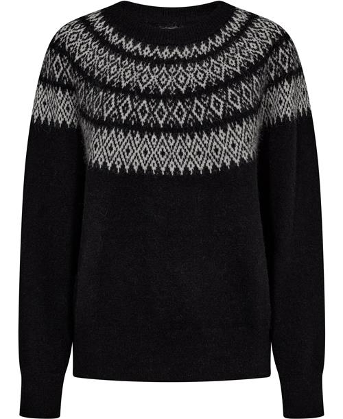 Magasin du Nord Collection Magasin Cindi 2 Sweater Alpakamix Kvinde Black Sweaters Str XL Uld