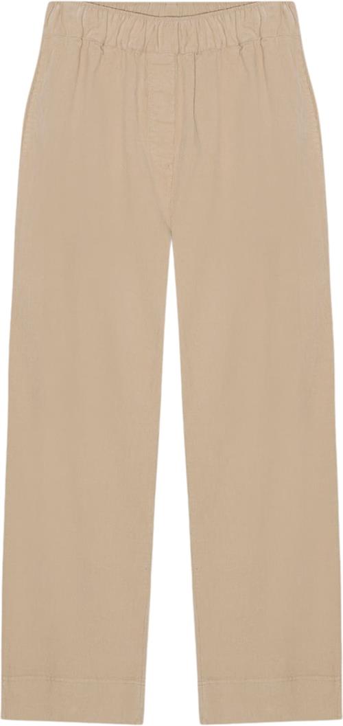 Moshi Moshi Mind Celeste Cord Pants Kvinde Sand Bukser Med Brede Ben Str XL - hos Magasin