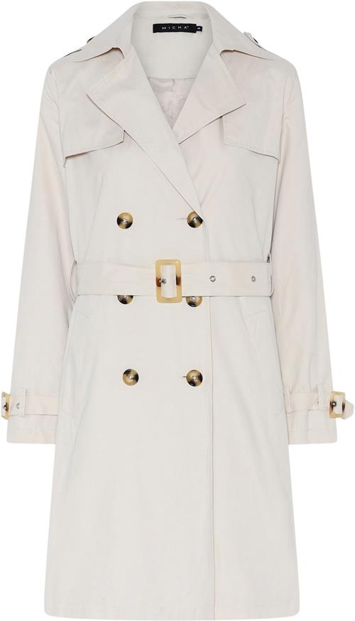 Micha Trence Coat_ Cottonmixouterwea Kvinde Sandshell Trenchcoats Str 46 - hos Magasin