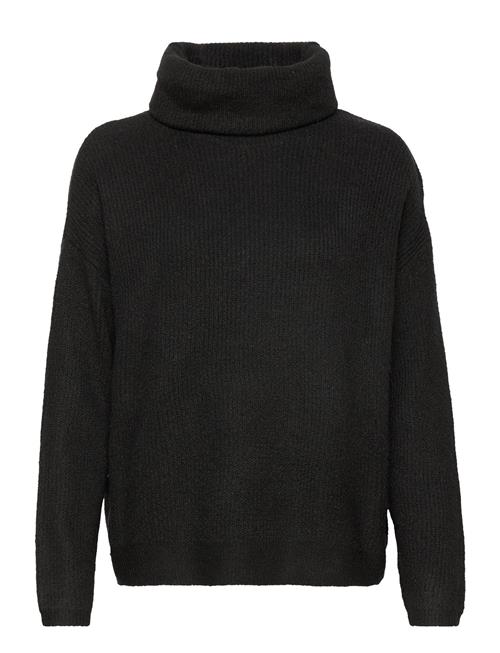 Se Vila Vicilia Rollneck L/S Knit Top- Noos Vila Black ved Booztlet