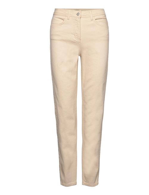 Se Sltessie Ecru Denim Pants Soaked In Luxury Cream ved Booztlet