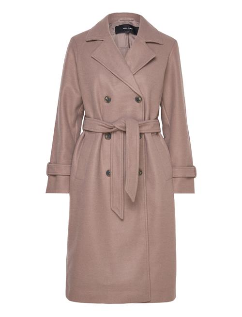 Vero Moda Vmfortunevega Long Trenchcoat Ga Noos Vero Moda Brown