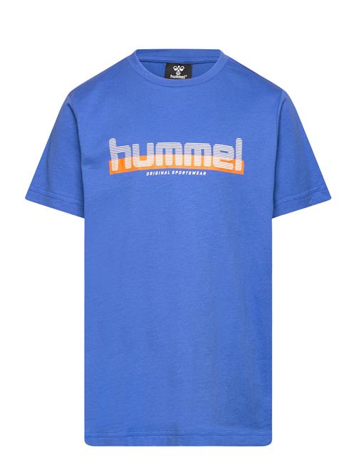 Se Hummel Hmlvang T-Shirt S/S Hummel Blue ved Booztlet