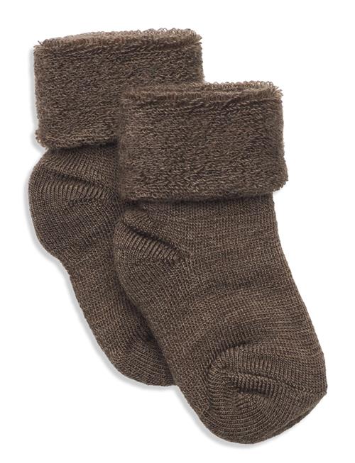 Anklesock Terry Wool Baby Mp Denmark Khaki