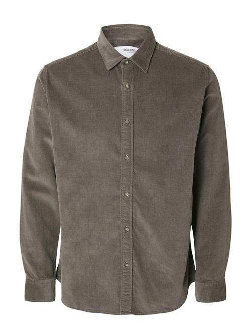 Selected Homme Slhregowen-Cord Shirt Ls Noos Selected Homme Grey