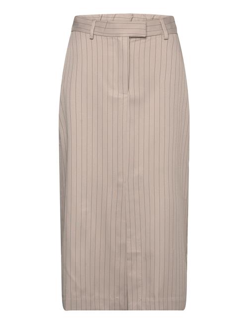 Vila Vimarlo Hw Midi Skirt #7 Vila Beige