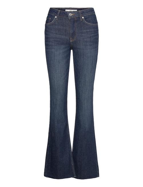 Se Mango Medium-Rise Flared Jeans Mango Blue ved Booztlet