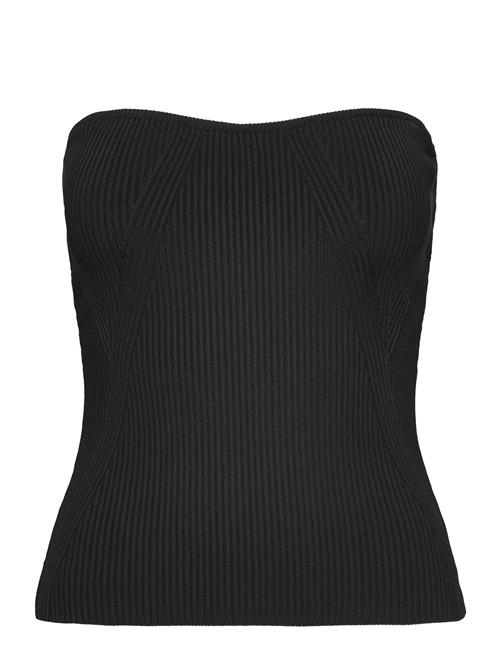 Malina Enya Knitted Bustier Top Malina Black