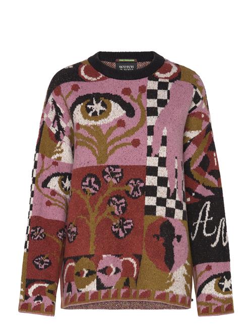 Jacquard Over D Pullover Scotch & Soda Pink