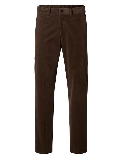 Slhreg-Cole Cord String Trs Selected Brown