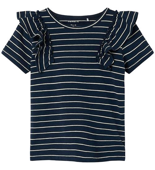 Se Name It T-Shirt - NmfLiana - Navy Blazer ved KidsWorld