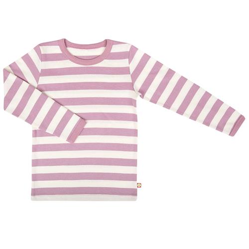 Se Katvig Stribet Langærmet T-shirt Lyserød | Lyserød | 116 cm ved Babyshop