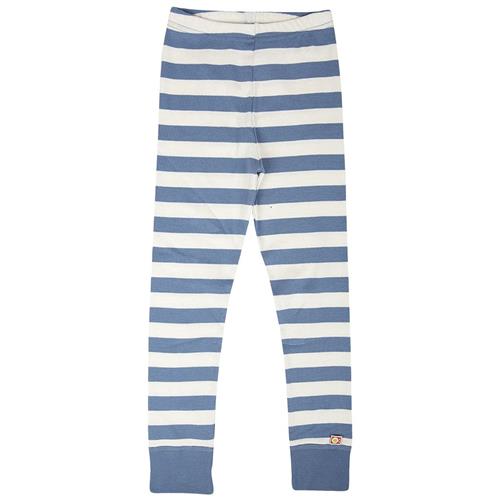 Se Katvig Stribede Leggings Blå | Blå | 110 cm ved Babyshop