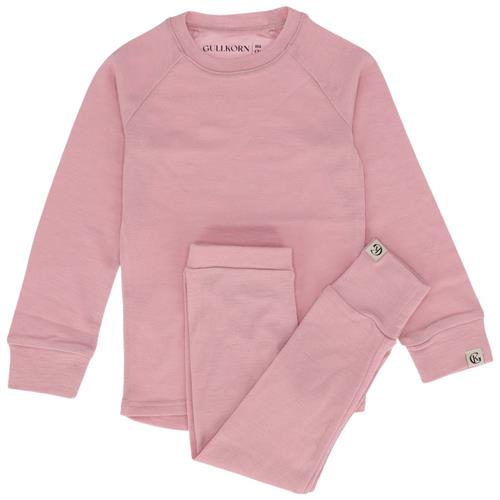 Se Gullkorn Design Idde Wool Set Purple Pink | Lyserød | 128 cm ved Babyshop