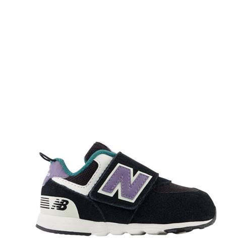 Se New Balance 574 Baby Sneakere Med Velcrostrop Navyblå | Blå | 27.5 EU ved Babyshop