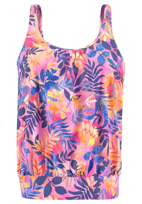 VIVANCE Tankini  lavendel / blandingsfarvet / lyseorange / lys pink