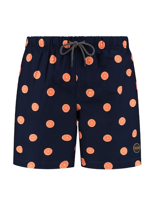 Shiwi Badeshorts 'Citrus'  navy / orange / laks / hvid