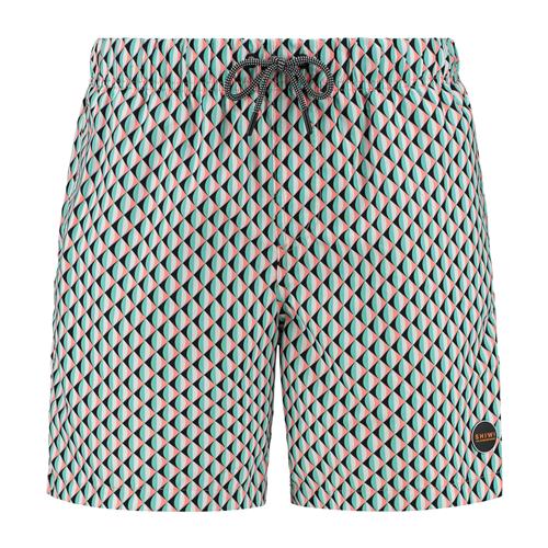 Shiwi Badeshorts  mint / laks / sort / hvid