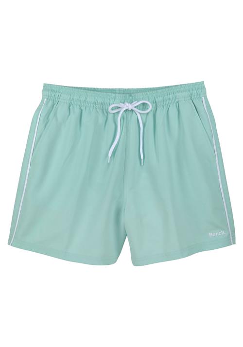 BENCH Badeshorts  mint / hvid