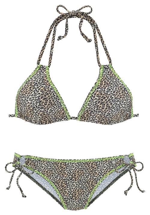 BUFFALO Bikini  beige / gul / sort