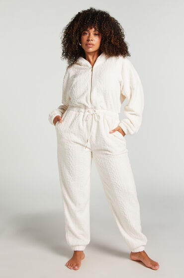 Hunkemöller Onesie Fleece hvid