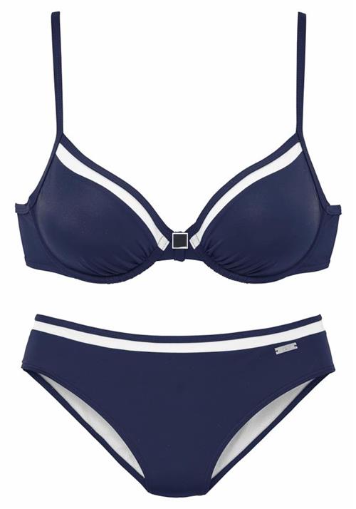 LASCANA Bikini  navy / hvid