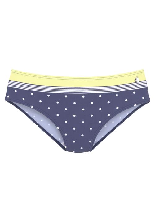 LASCANA Bikinitrusse  navy / gul / hvid