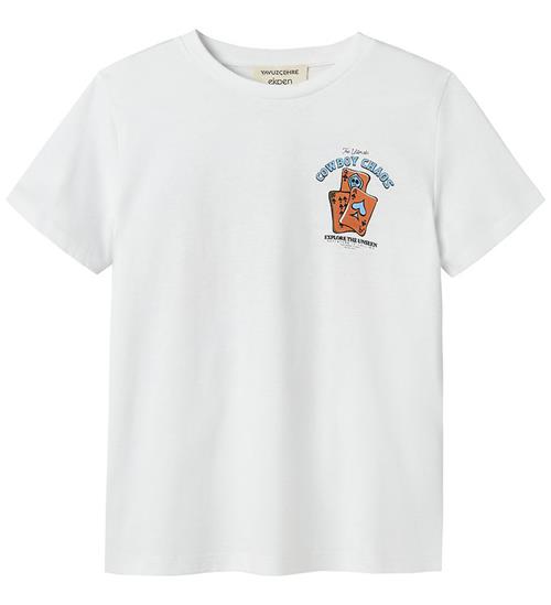 Se Name It T-Shirt - NkmRancher - Cloud Dancer ved KidsWorld