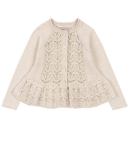 Se Konges Sløjd Cardigan - Strik - Cabby - Off White Melange ved KidsWorld