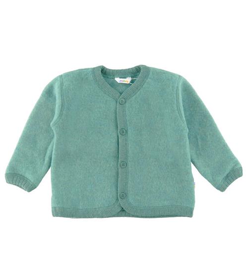 Se Joha Cardigan - Uld - Grøn ved KidsWorld