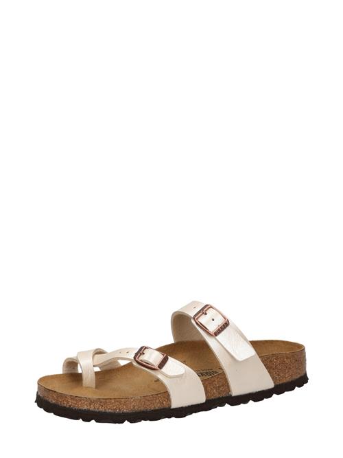 BIRKENSTOCK Klipklappere 'Mayari'  creme / rosa guld